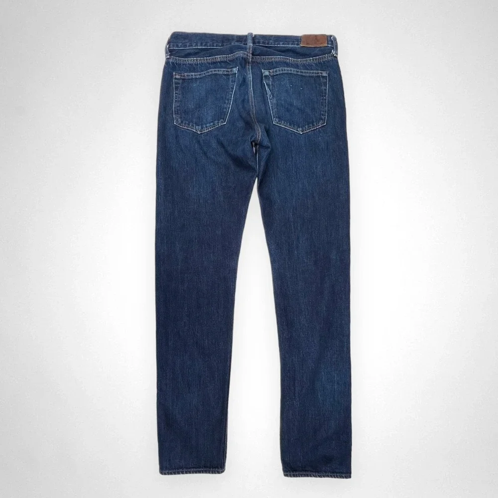 J. CREW 484 32 x 34 Kaihara Denim‎ Slim Fit Jeans Dark Wash Casual Streetwear